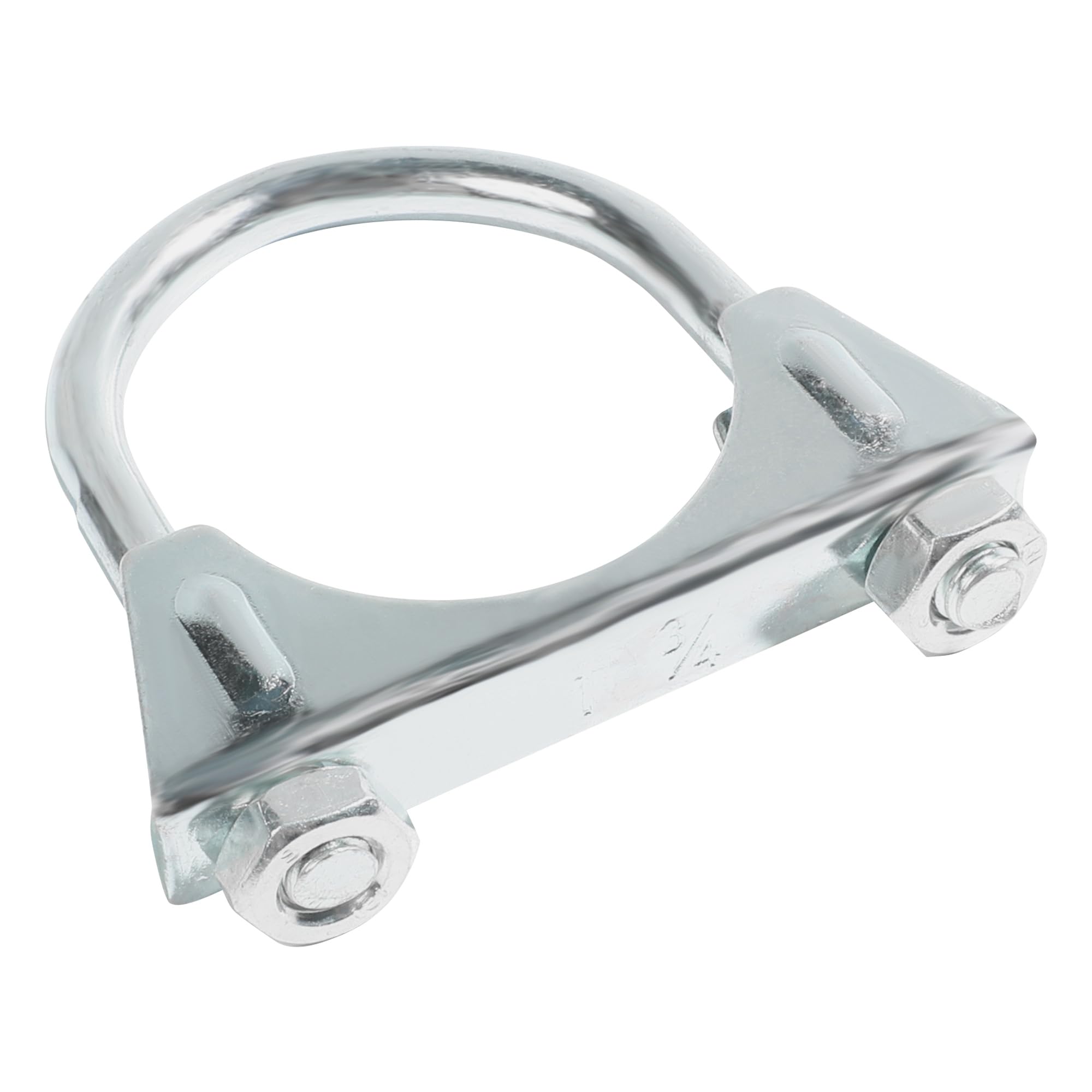 U Bolt Clamp,2.5" 2" 2.25" 3" 1.75" 2.75" Exhaust Clamp,Muffler Exhaust Clamps,Car Accessories Stainless Steel Heavy Duty U-Bolt Saddle Style Exhaust Clamp for Exhaust System (1.75 Inch)