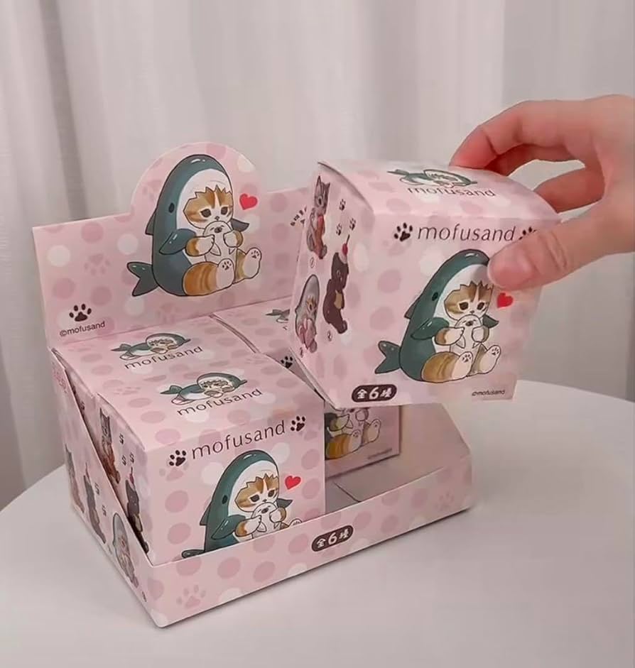 Amazon.co.jp: 台湾 モフサント Mofusand ラブハグ フィギュア 6点