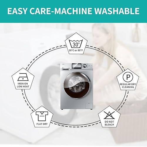 Miniatura 8 de Easy-Going Funda impermeable para sillón reclinable de gran tamaño con bolsillo, 1 funda de sofá reversible para sillón reclinable, protector