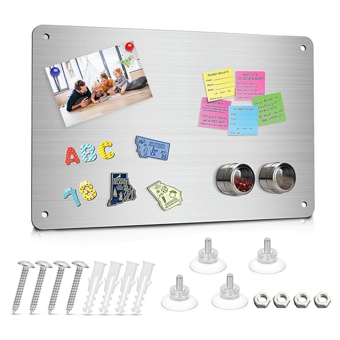 HASTHIP® Board for Wall Fridge MultiPurpose Metal Stainless