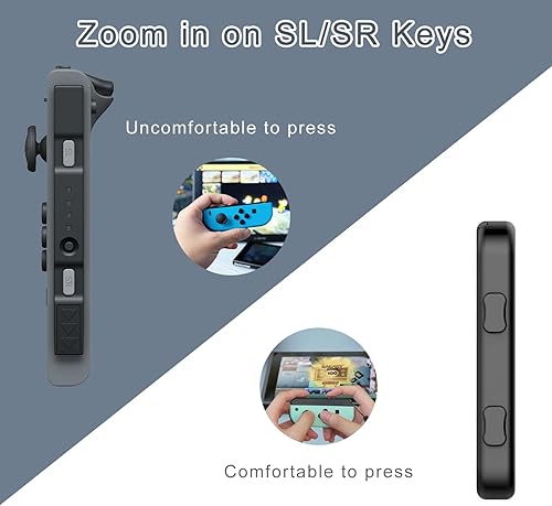 Miniatura 3 de Lonxmovs 2 Pack Wrist Strap for Switch Joycon - Replacement Accessories for Joy con Straps (Black)