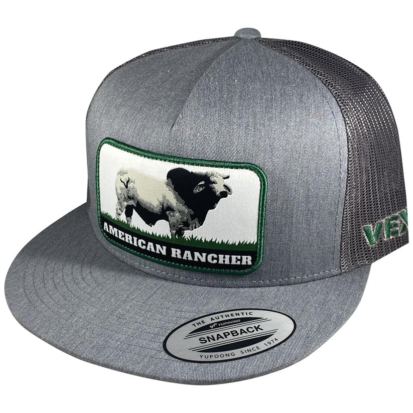 Image of Vexil American Rancher Adjustable Snapback Western Lifestyle Rodeo Southwest Inspired Meshback Hat