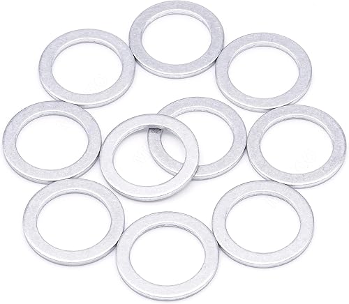 10 piezas de aceite diferencial trasero de drenaje de drenaje junta de arandela sustituye 94109-20000 90413-551-000 apto para Accord Civic Ridgeline