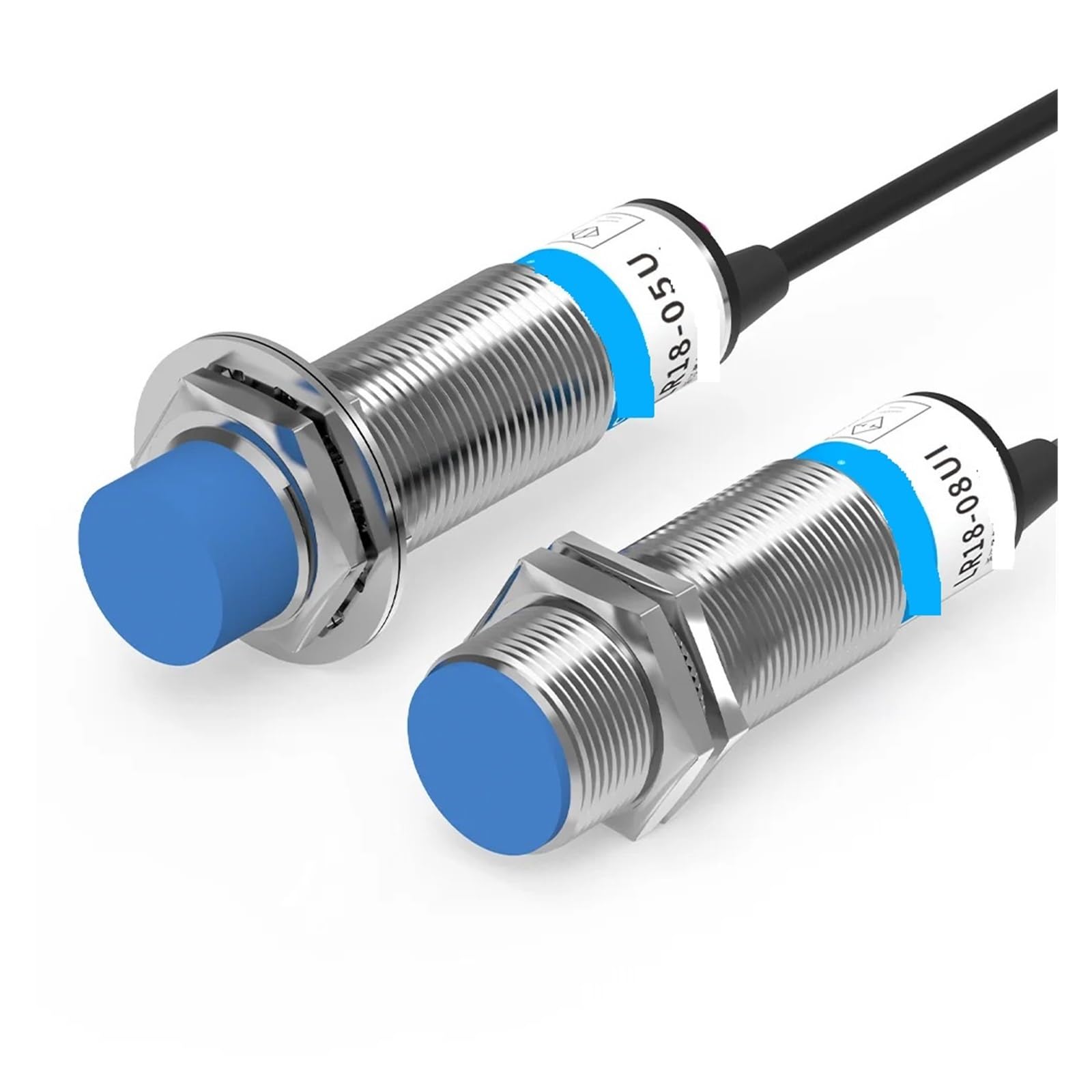 PXQCHAVLN Analog Linear Displacement Proximity Sensor M12 M18 M30 0-10V Voltage or 4-20mA Current Output Inductive Switch(M12 0-10V output)