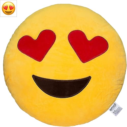 Cojín EvZ de 12 pulgadas con forma de emoticono