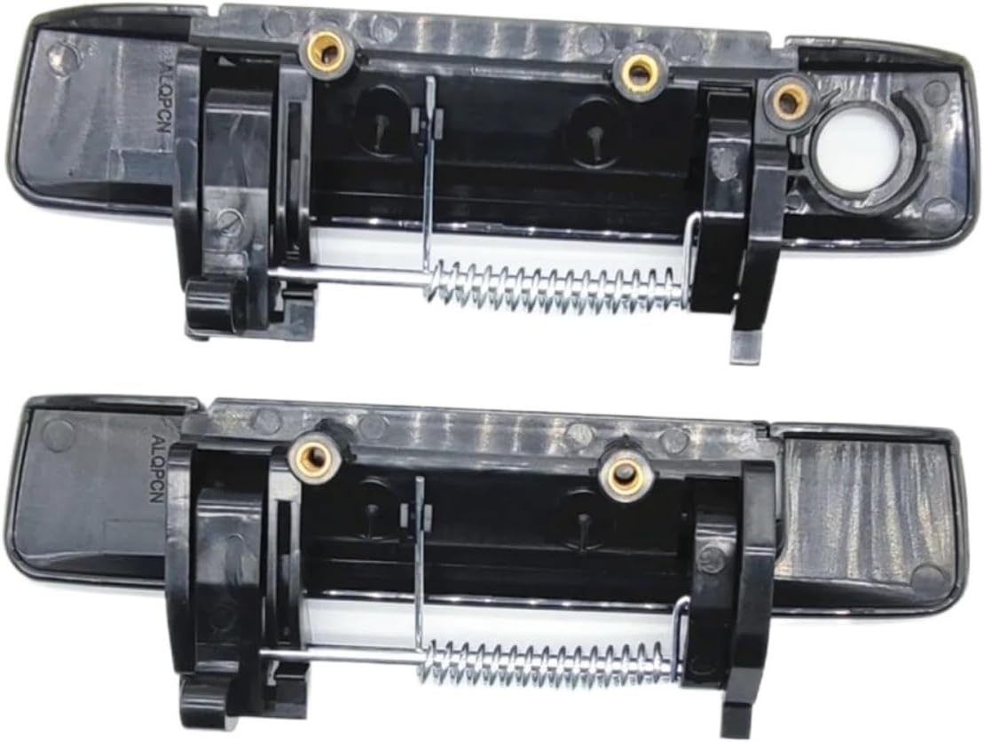 Black And Chrome Tailgate Handle Back Exterior Door Handle Compatible For Ford Ranger T6 T7 T8/Wildtrak 2012-2019/Mazda BT50 UF9P-65-750C(Chrome With Hole)