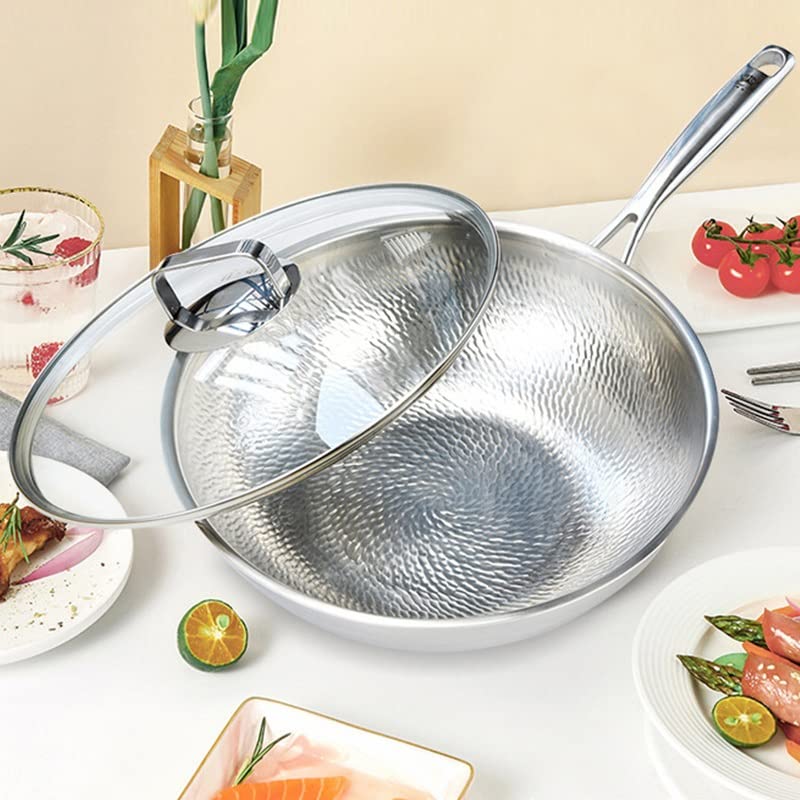 Wok redondo para estufa a gas de 34 cm miniatura 3