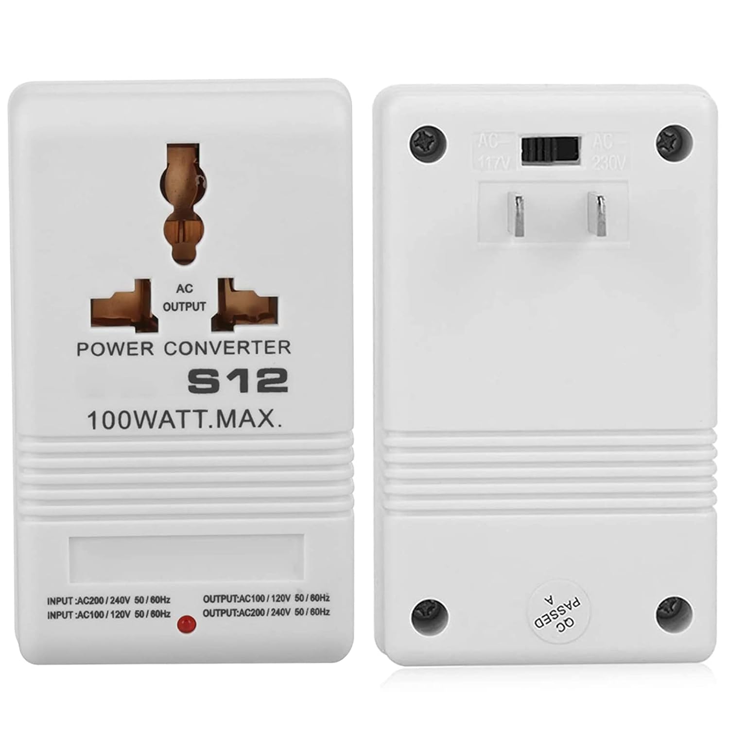 Weohoviy 100W Voltage Converter Adapter with CN Hong Kong Ubuy