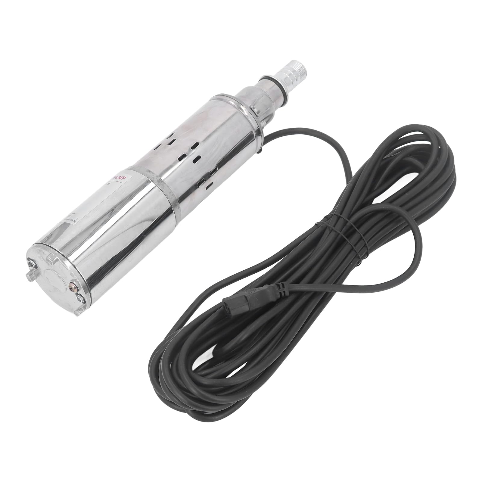 Garosa Bomba de Tornillo CC Bomba Sumergible Solar de Pozo Profundo de Acero Inoxidable 48 V 60 V 550 W 1,2 M3 H 45 M Cabezal Motor de Cobre para Riego Granja Jardín Riego