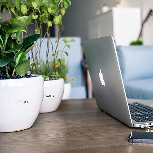 Miniatura 6 de 4 x etiquetas de repuesto para Brother P Touch M Tape M-K231 M-K231s MK231 MK-231 M231 0.472in 0.47 blanco, compatible con Brother P Touch PT-M95,