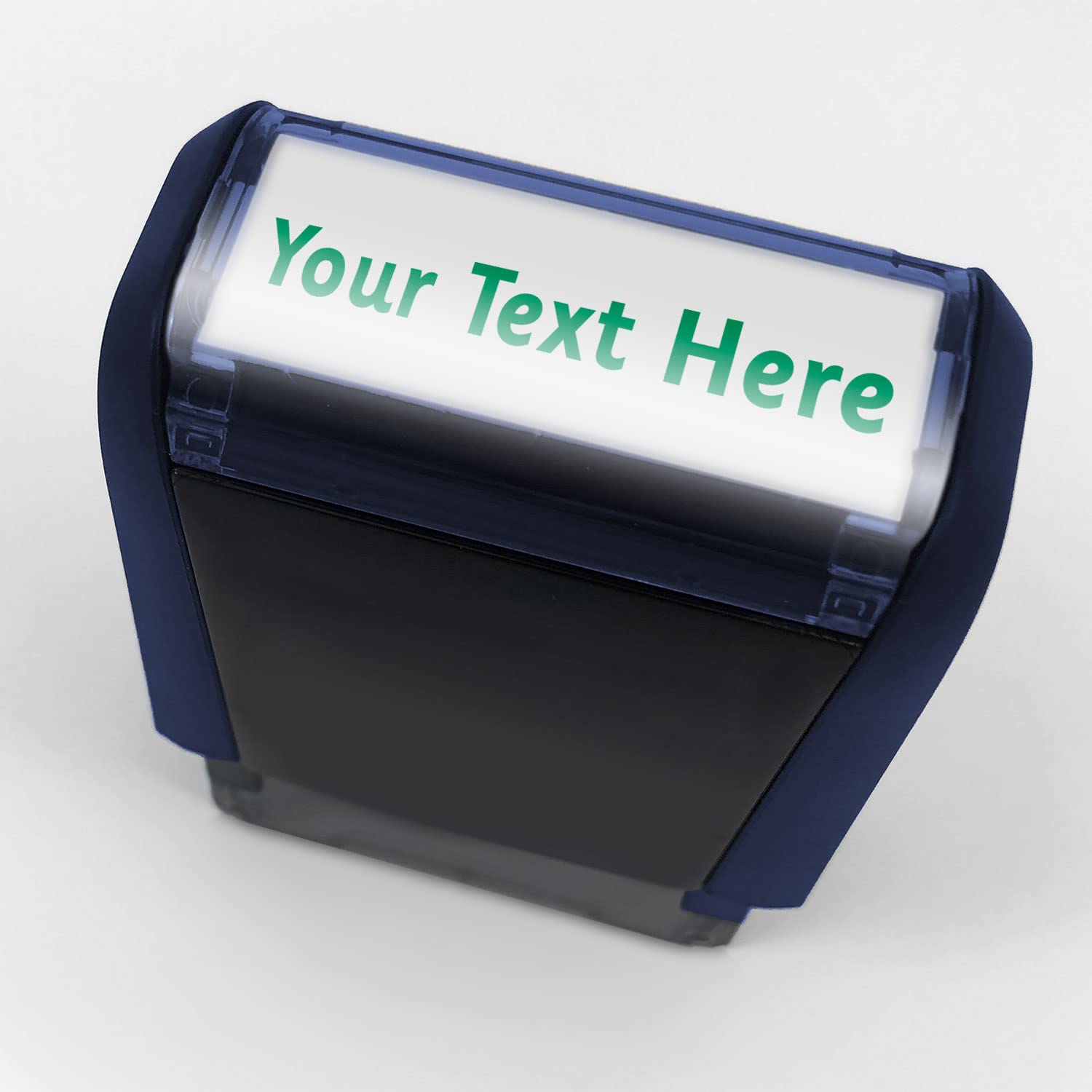 Personalised Wording Office Business Nurse Doctor Healthcare Hospital NMC GMC Number Self-Inking Stamp Stamper 38x14mm Primary Teaching Services (Green)