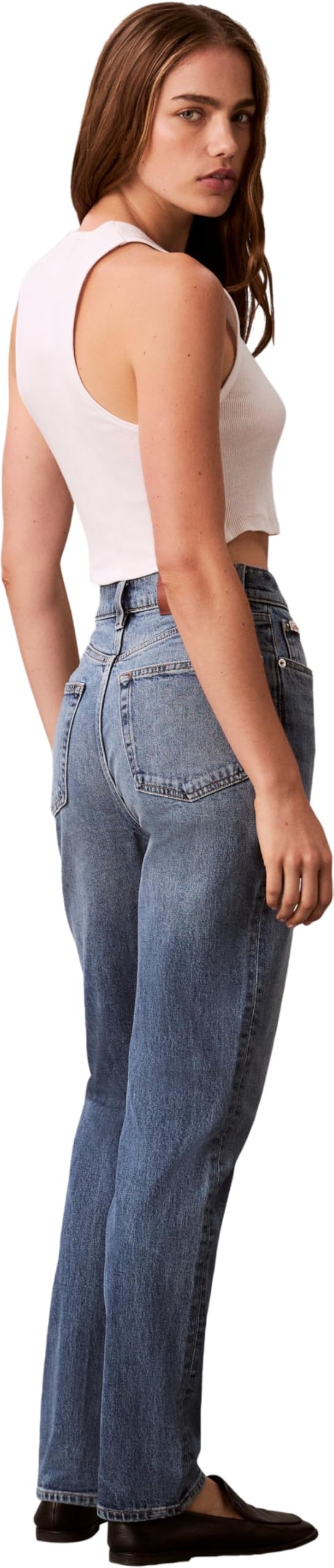 Calvin Klein New Mom Jean Delaware Lv047d841g - Jeans Mujer