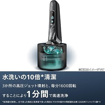 Philips Cleaning Solution for Electric Shaver S5000 S7000 S9000 S9000 Quick Clean Pods Cartridges Lemon Scent 160ml 3 Pack (About 9 Months) CC13/51