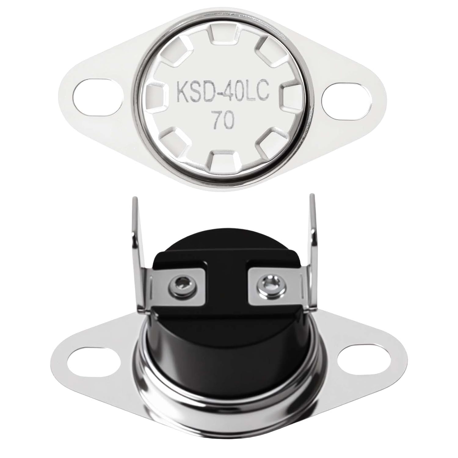 for KSD-40LC 70 Thermostat Thermal Fuse Switch for GE Microwave Oven, Normally Closed for KSD-40LC 70 Thermostat Thermal Fuse Switch for GE Microwave Oven, Normally Closed