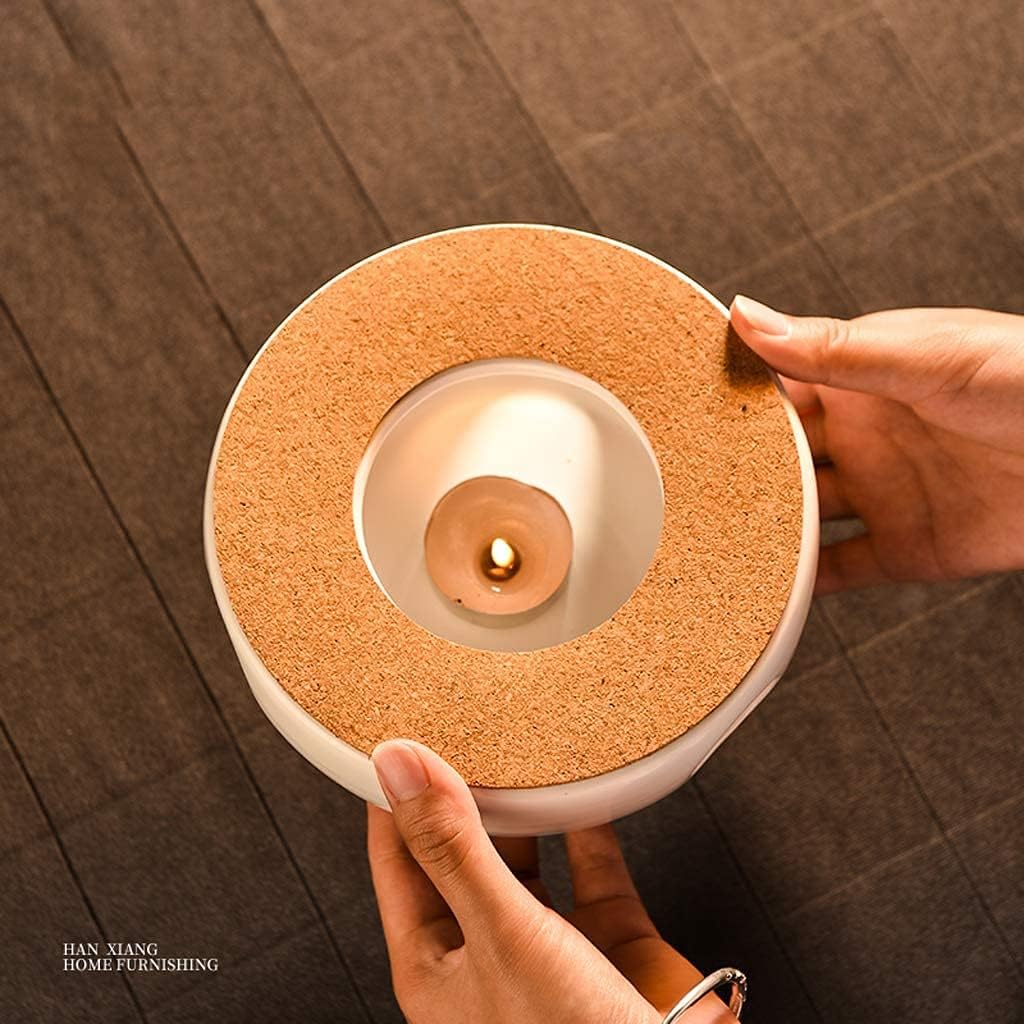 Ceramic Teapot Warmer Portable Teapot Dish Warmers Holder Insulation Base Tea Accessories for Home