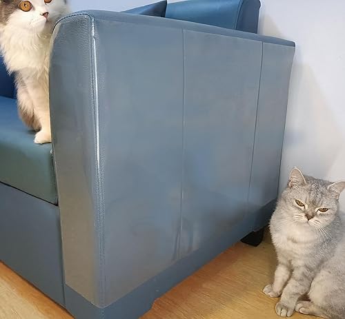 10 cintas disuasorias de doble cara para cuero, protector de muebles de gatos, protectores de muebles de gatos, disuasorio de arañazos para gatos,