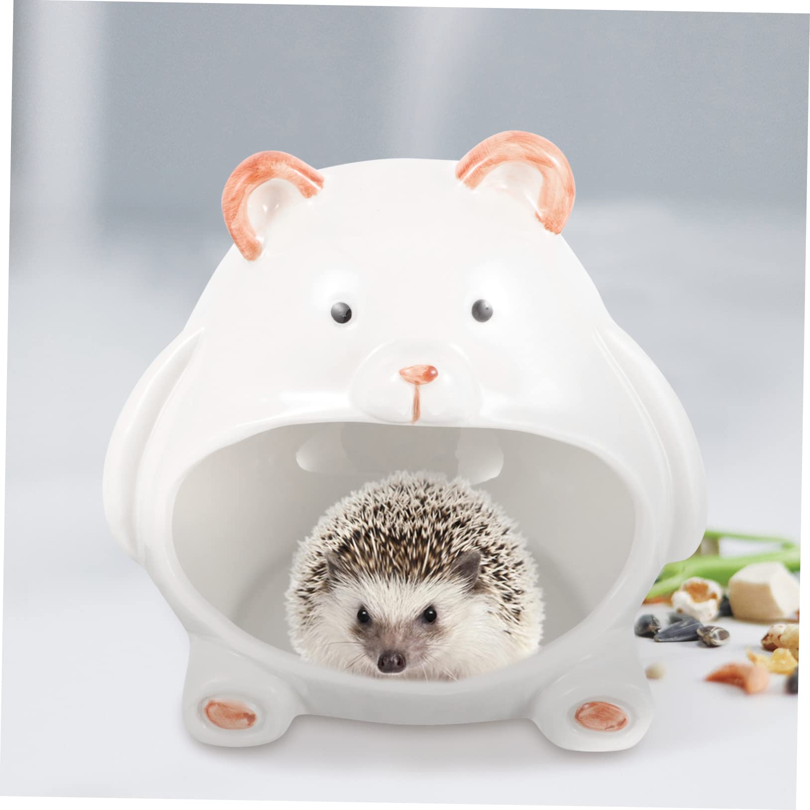 Toyvian Keramik-hamsterversteck Für Haustiere Hamsterspielplatz Zum Schlafen Und Spielen Hamsterhütte Aus Keramikmaterial Für Kleine Tiere Haustier-hamsternest Zum Ausruhen