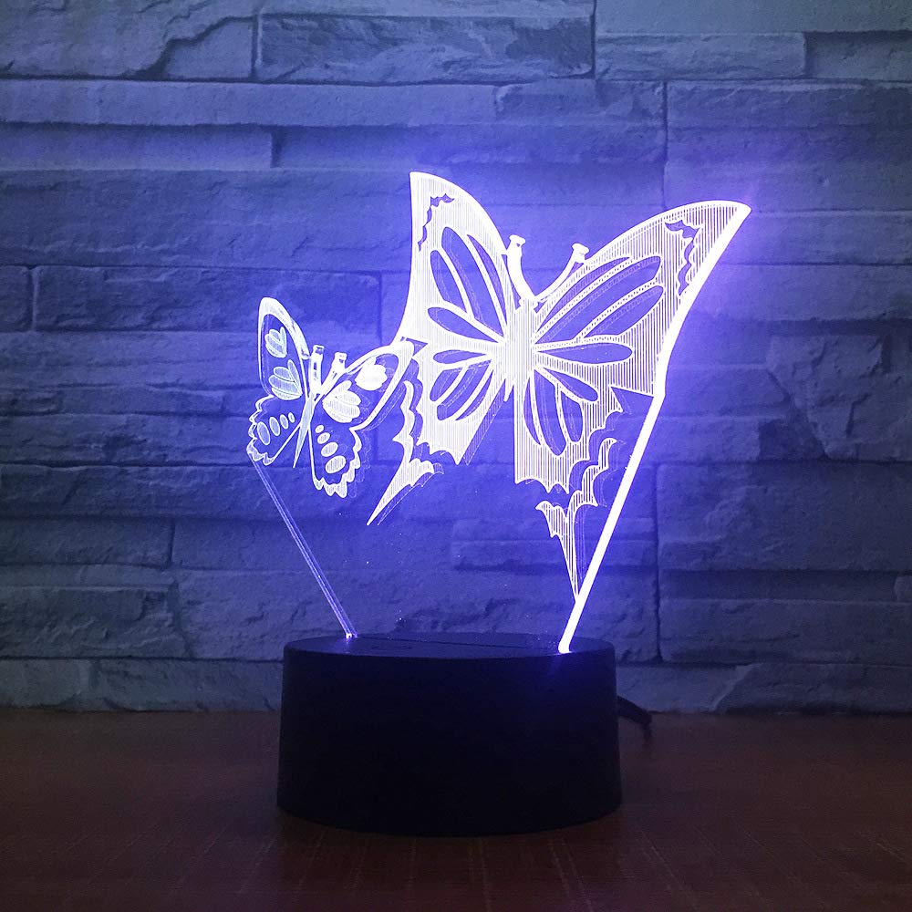 Nice Dream Veilleuse Pour Enfants, Lampe Illusion 3D Pépinière LED Lumière, Télécommande 16 Couleurs Changeantes Dimmable, Cadeaux De Noël Pour Filles Garçons Salon Chambre Décor (05-Rugby