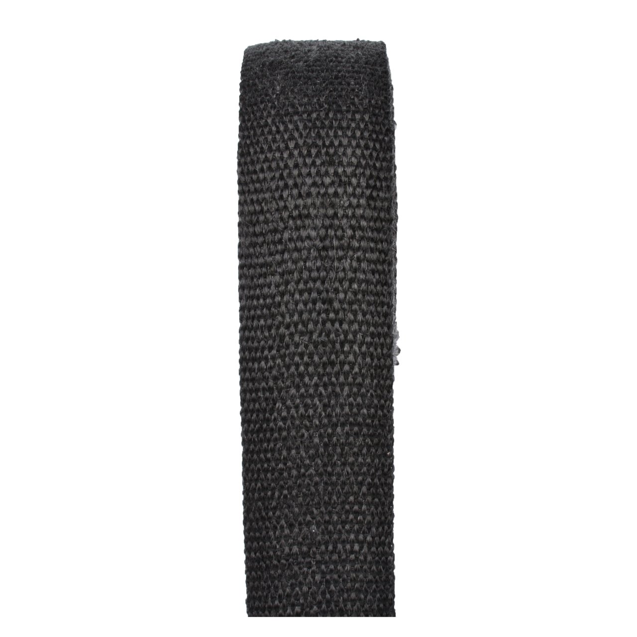 KATUR 5 cm x 150 cm głowica rury wydechowej z głowicą z włókna szklanego zestaw do owijania z 8 szt. 30 cm nierdzewnymi krawatami blokującymi (czarny)