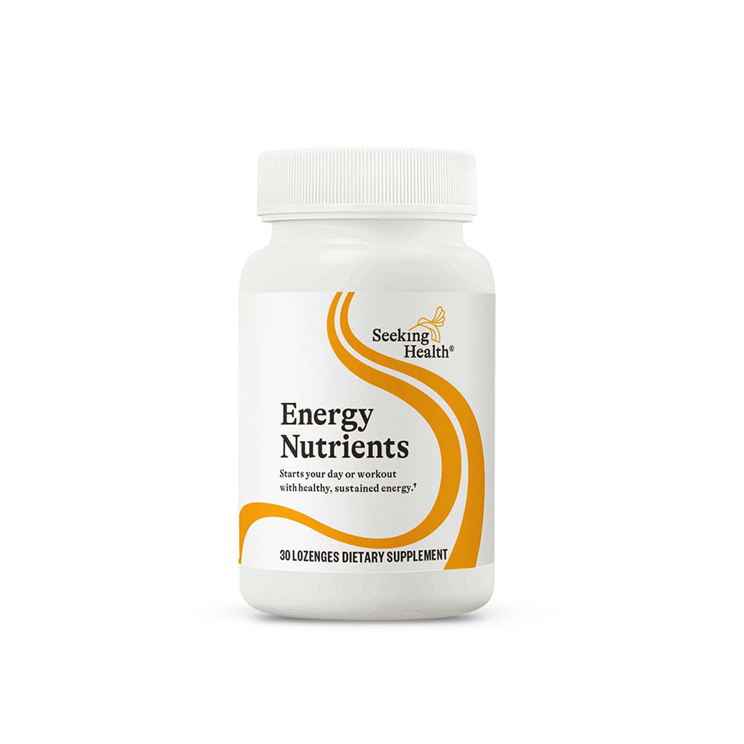 Seeking Health Energy Nutrients - Formerly NADH + CoQ10, 25 mg NADH + 25 mg CoQ10 to Support Natural Energy and Healthy Aging, Antioxidant Support, Memory and Focus Support (30 lozenges)*