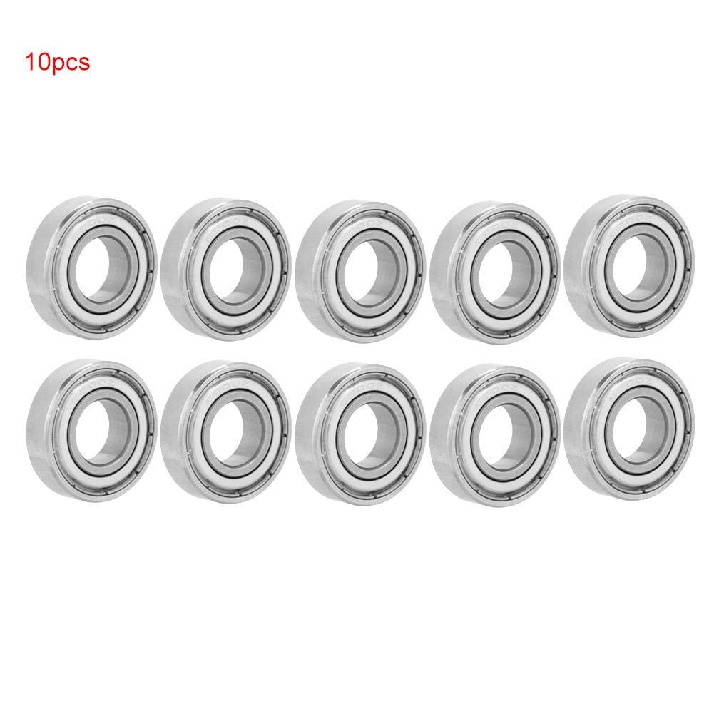 10-Pack Rodamientos Con Brida 6x10mm Sealed 6x10x3 Miniatura
