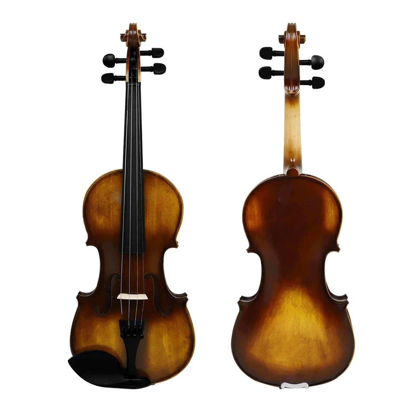 Skrzypce 4/4 Z Litego Drewna Z Tunerem Naklejka Na Podstrunnicę Akcesoria Instrumenty Strunowe Skrzypcowe(1SET)