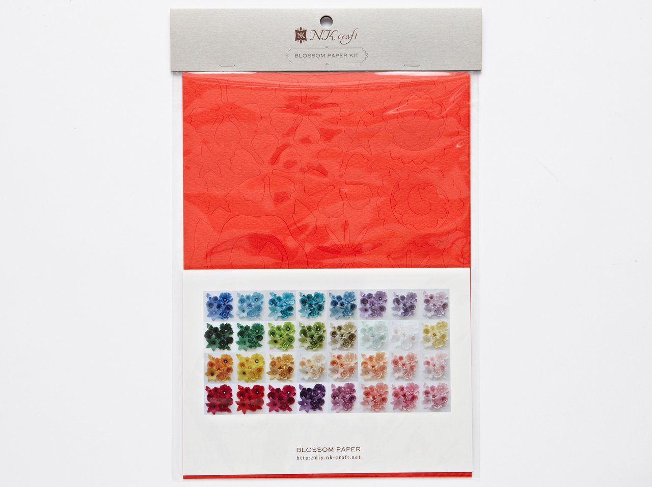NK craft Blossom papier RED101