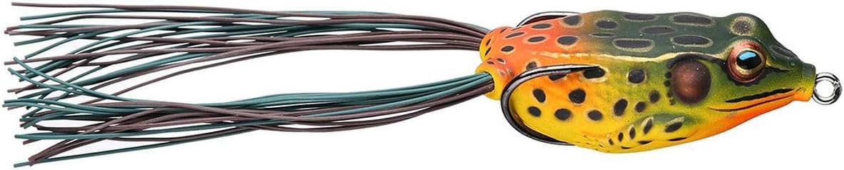 LIVE TARGET Hollow Body Frog Popper - 2.5 Inch Topwater Fishing Lure Designed By Scott Martin