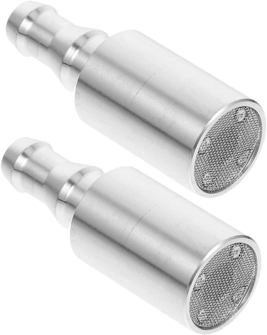 Gadpiparty 2pcs Water Dispenser Weight Stainless Steel Water Pump Pipe Weight Filter Head for Dispenser Pump Easy Install