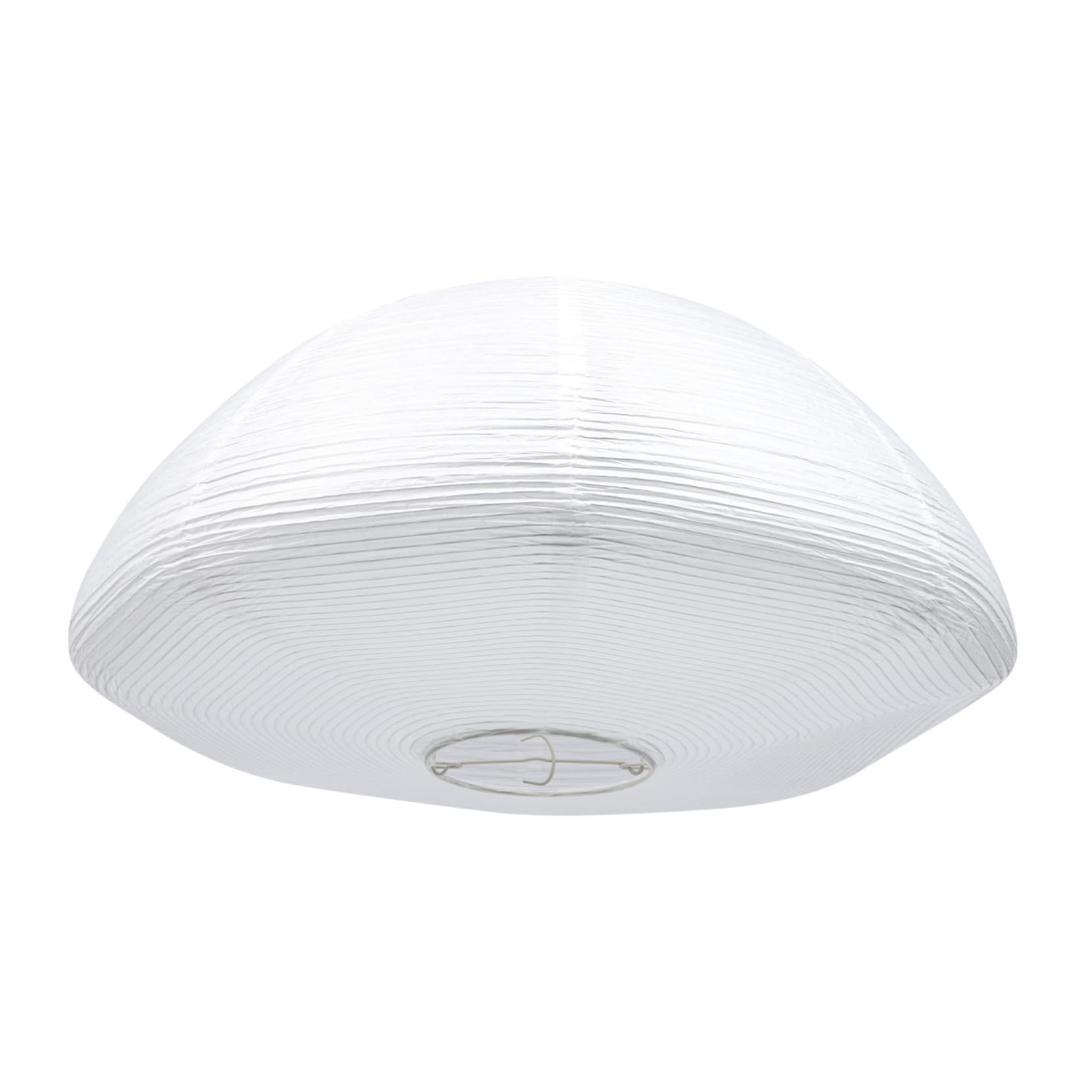 Paper Shades Hanging Paper Lamp Shade, White Mushroom Shaped Ceiling Light Protector Rice Paper Chinese Japanese Cover (White)
