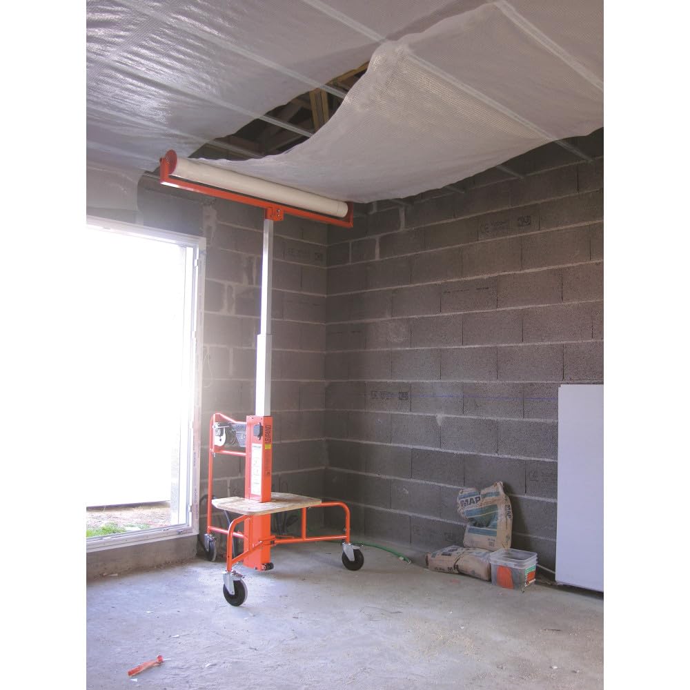 Dérouleur de Film Pare-Vapeur Levpano – Outil de Pose Facile pour Étanchéité à l’Air RT 2012 & Maisons BBC – Compatible Ossatures Bois et Métalliques – Mur & Plafond