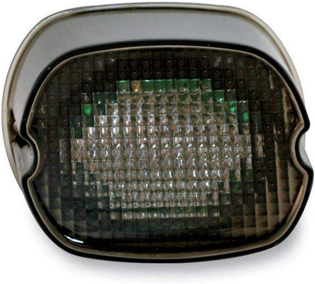 Custom Dynamics GEN2-LD-S-B License Plate Light (Black-Out LED Laydown Taillight Without for 1999-2016 Harley-Davidson Models)