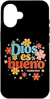 Vista 1 de Funda religiosa de la Biblia para iPhone 16 Dios Es Bueno Spanish Christian Jesus God