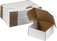 Vista 14 de Cajas de envío de 6 x 4 x 3 pulgadas, paquete de 25 cajas de cartón corrugado marrón para pequeñas empresas