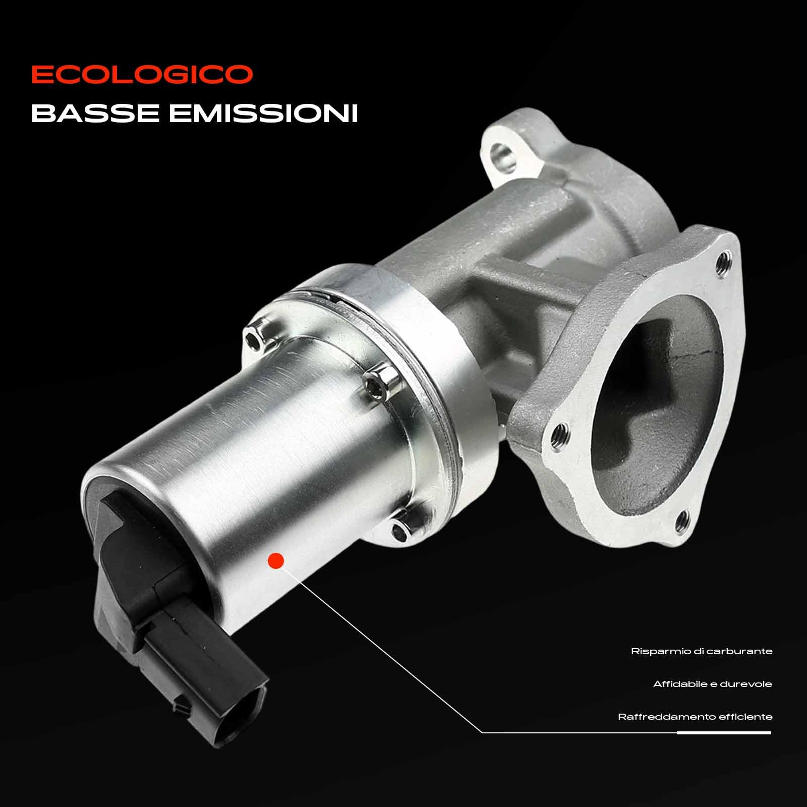 Frankberg ricircolo dei gas di scarico del radiatore della valvola EGR | Compatibile con: Cee'D SW ED, Santa Fe II CM, Magneti M.G, Carens III MPV ONU, Grandeur TG, i30 Station Wagon FD
