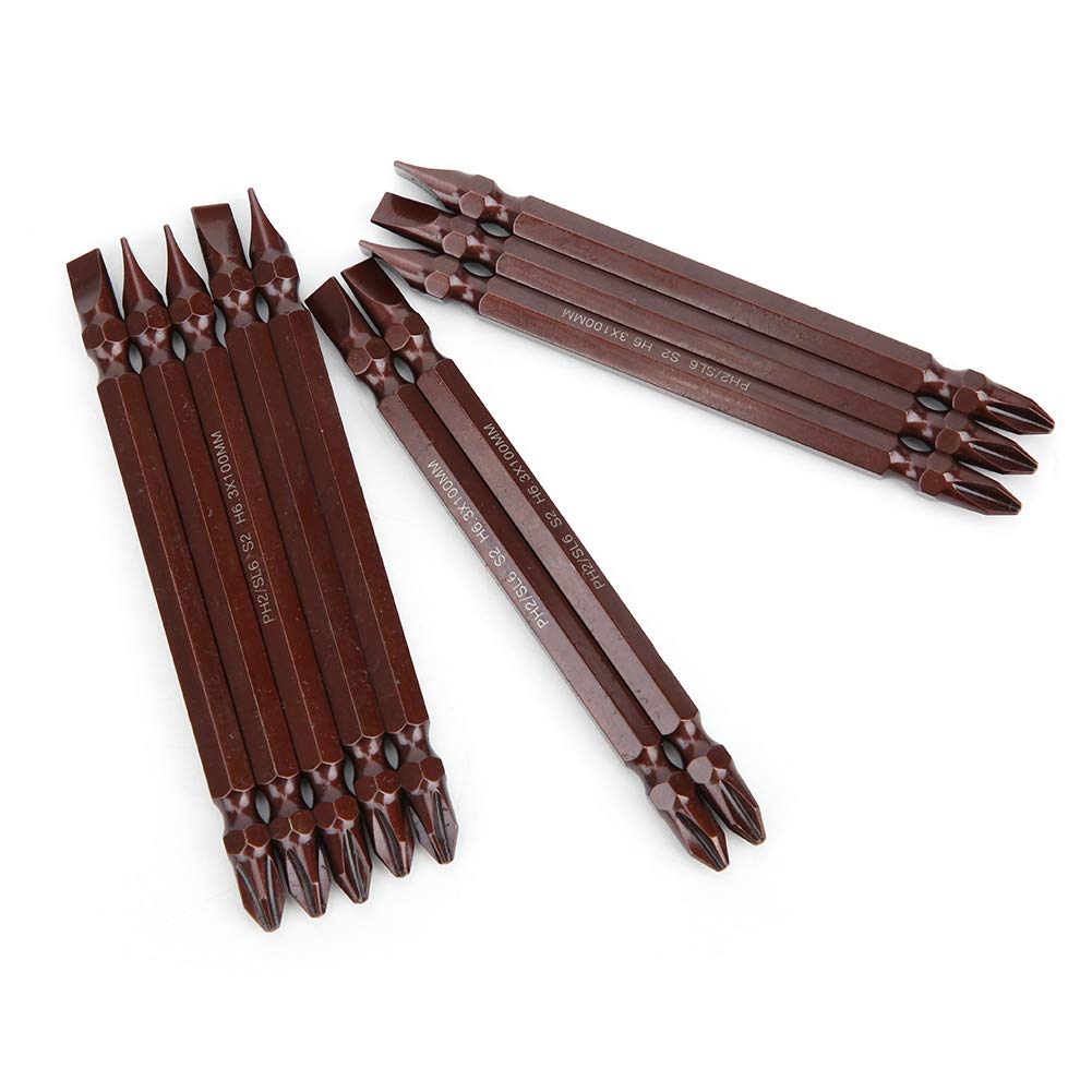 Magnetic Double Ended Screwdriver Bits - 10pcs -6