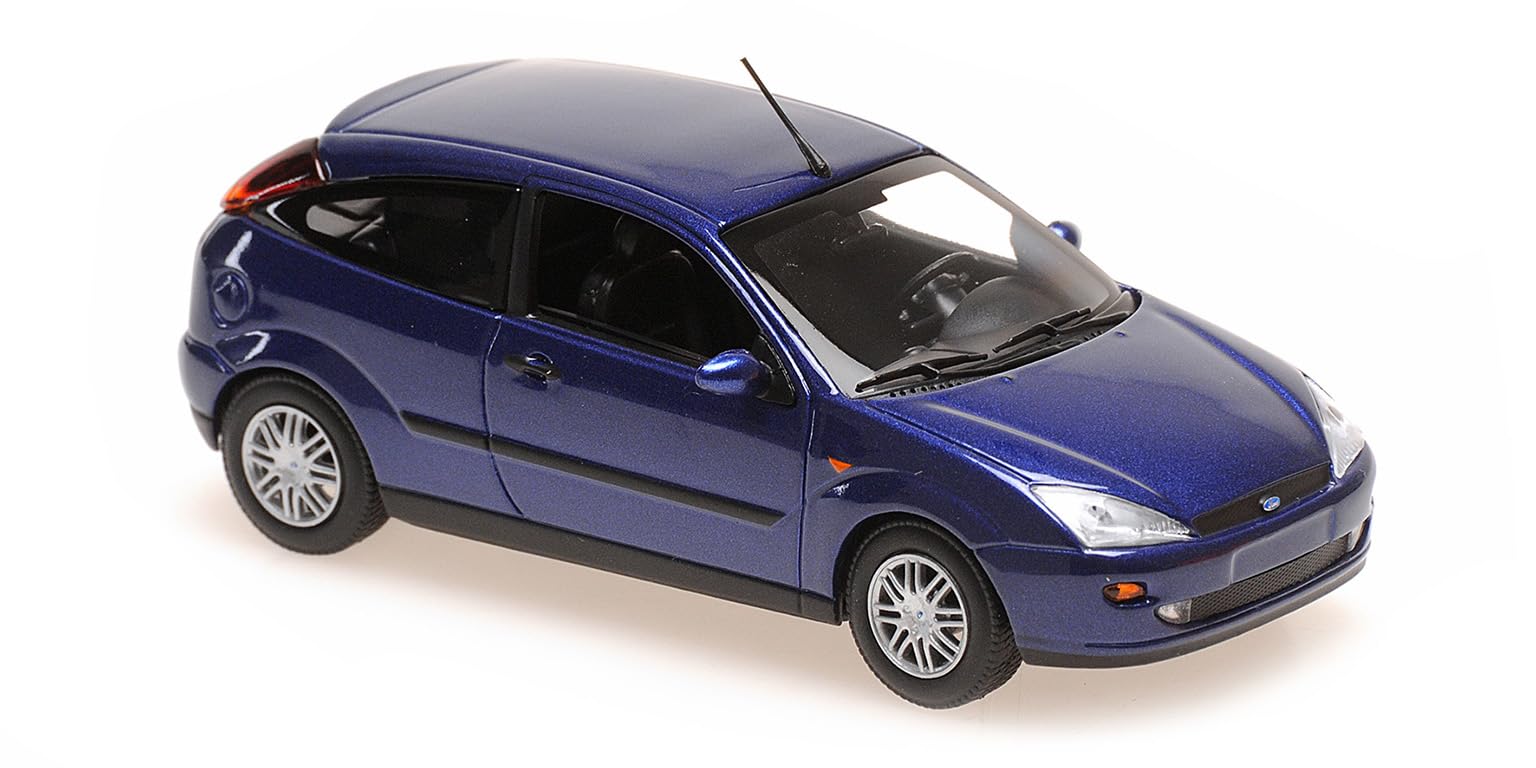 Maxichamps 1:43 Ford Focus 2-Door - 1998 - Blue Metallic