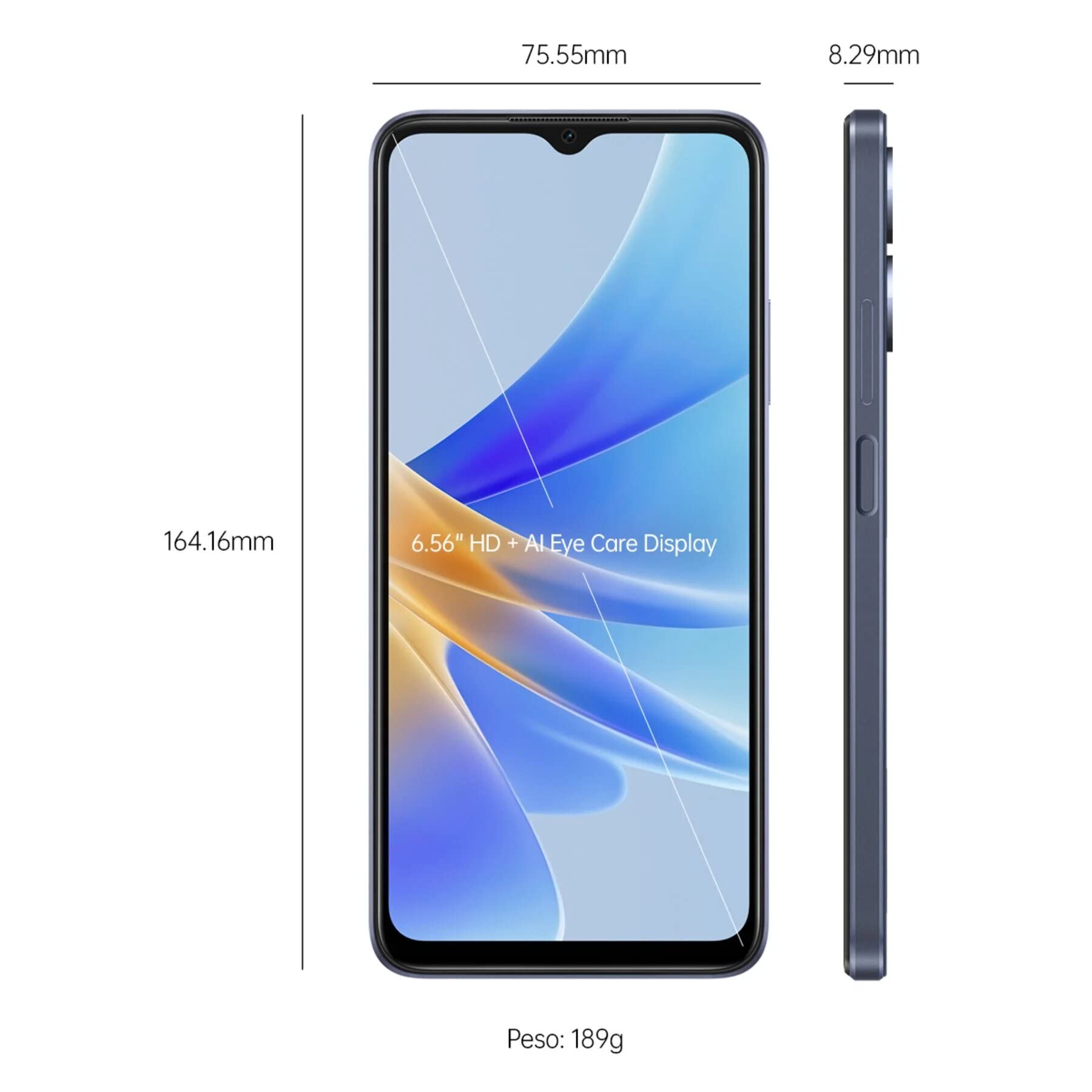 OPPO A17K 3GB/64GB Azul | Garantía XTG 3 años, EU