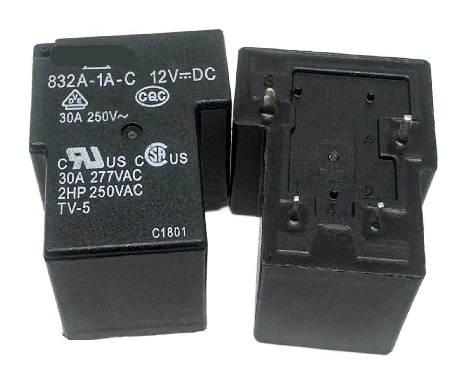 SMGLRUEAT 1pc 832A-1A-C 12VDC Relay 4pins