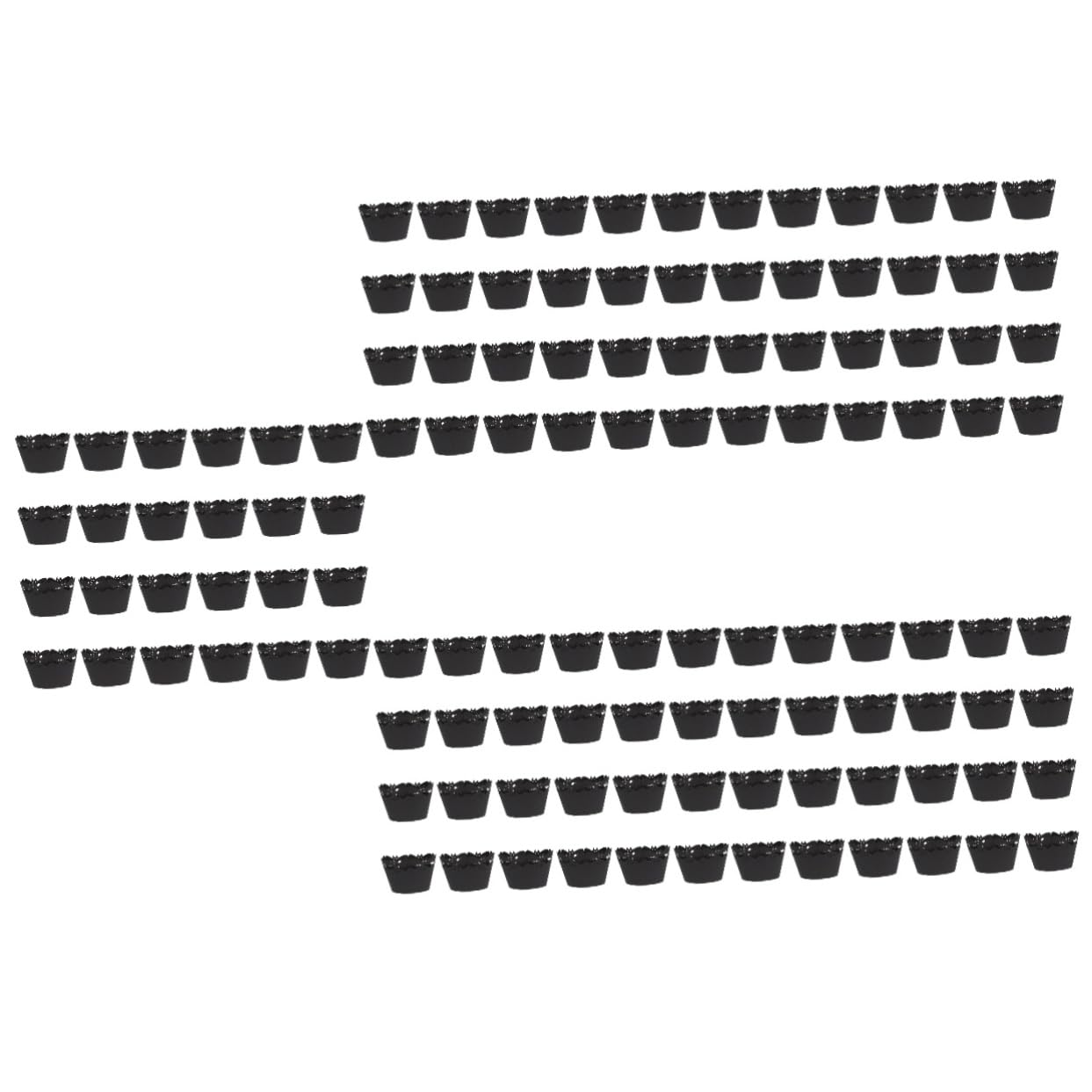 Alipis 120 Piezas De Taza De Papel Hueca Telaraña Envoltorio Para Cupcakes Papel De Telaraña Envoltorios Para Magdalenas Estaño Para Muffins Mini Decoración Para Pasteles