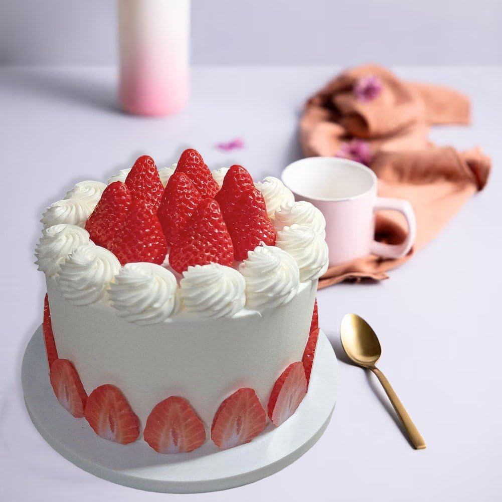 Gâteau Aux Fruits Artificiel, Gâteau d'anniversaire, 15 Cm, Accessoire pour Vitrine, Décoration De Fête À Domicile
