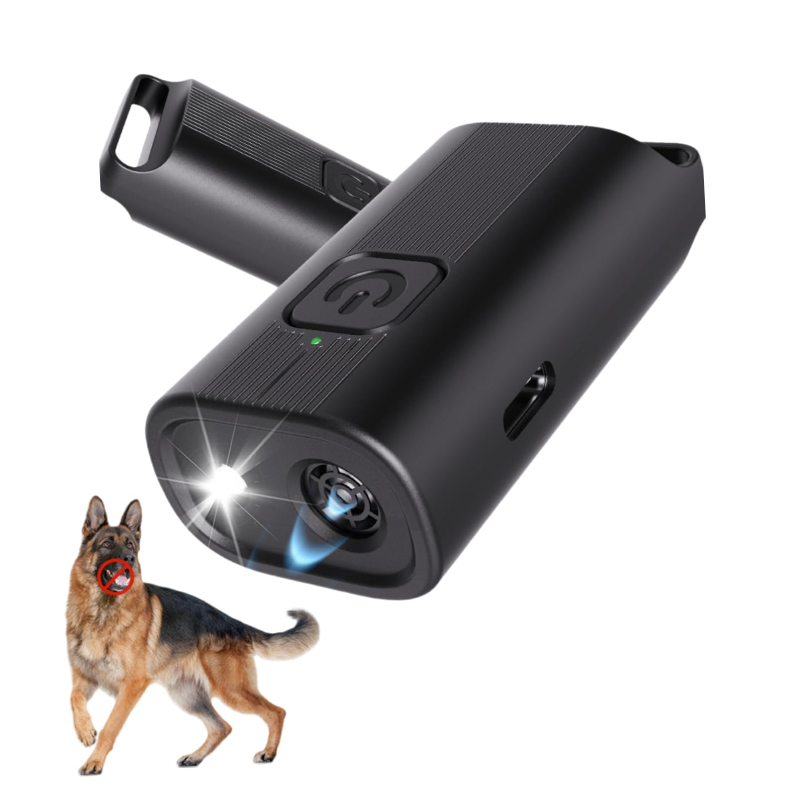 ZukqrymluvIQ Anti Barking Device for Dogs Rechargeable ultrasonic dog barking device portability stop dog barking device For Small Medium Large Dogs (black)