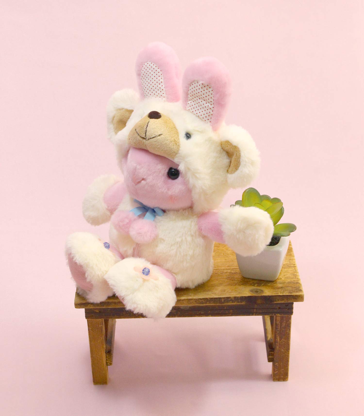Amazon.co.jp: クマになりたかったウサギ M ピンク : おもちゃ