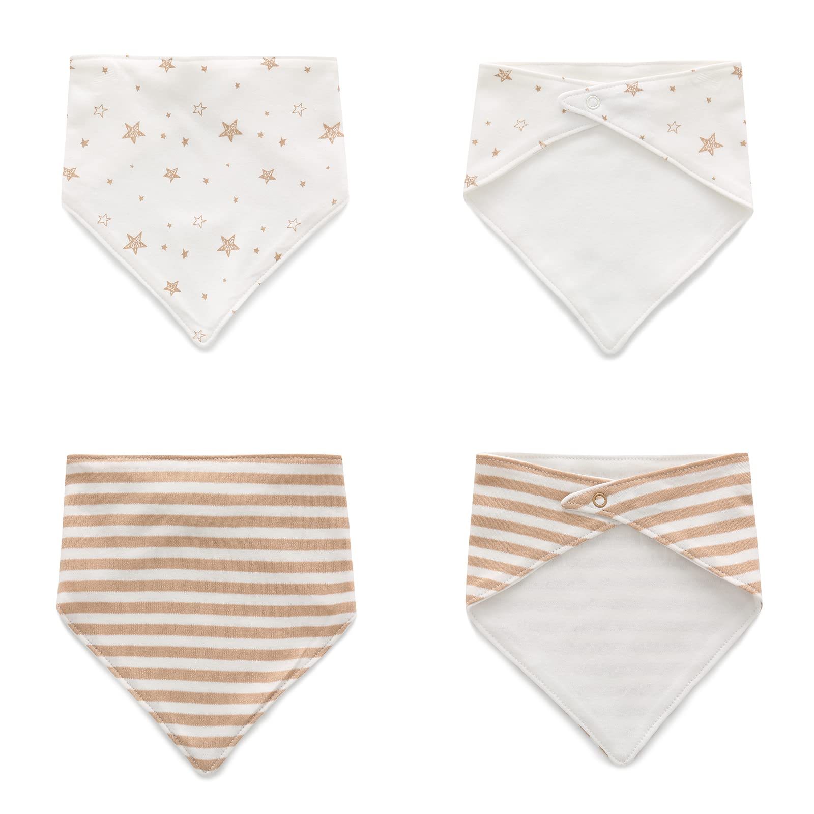 MAMIMAKA Set di vestiti per neonati da 23 pezzi, confezione da 5 body + 3PJS e accessori per 0-6 mesi