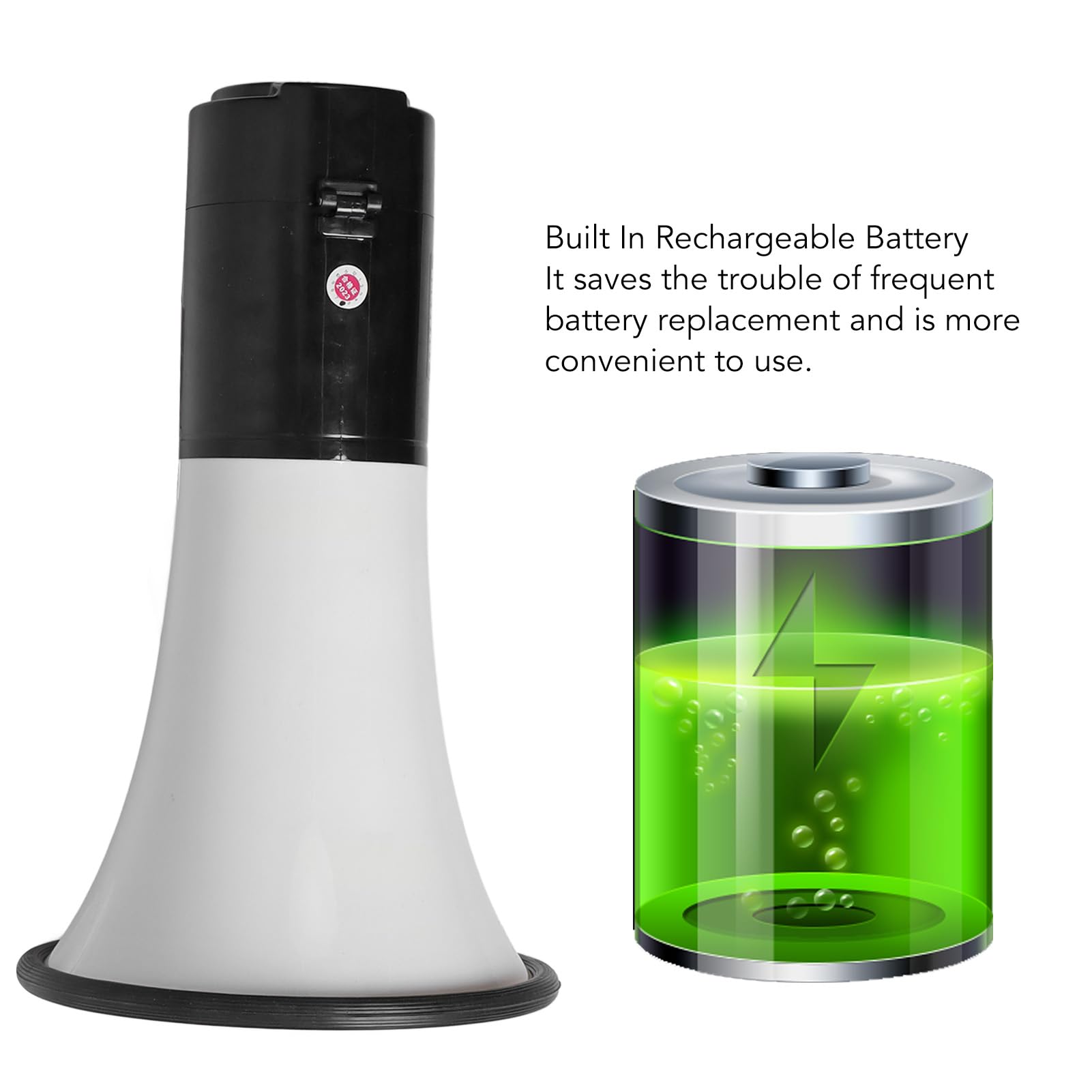 Amazon.co.jp: ポータブルメガホン拡声器スピーカー 40W 充電式