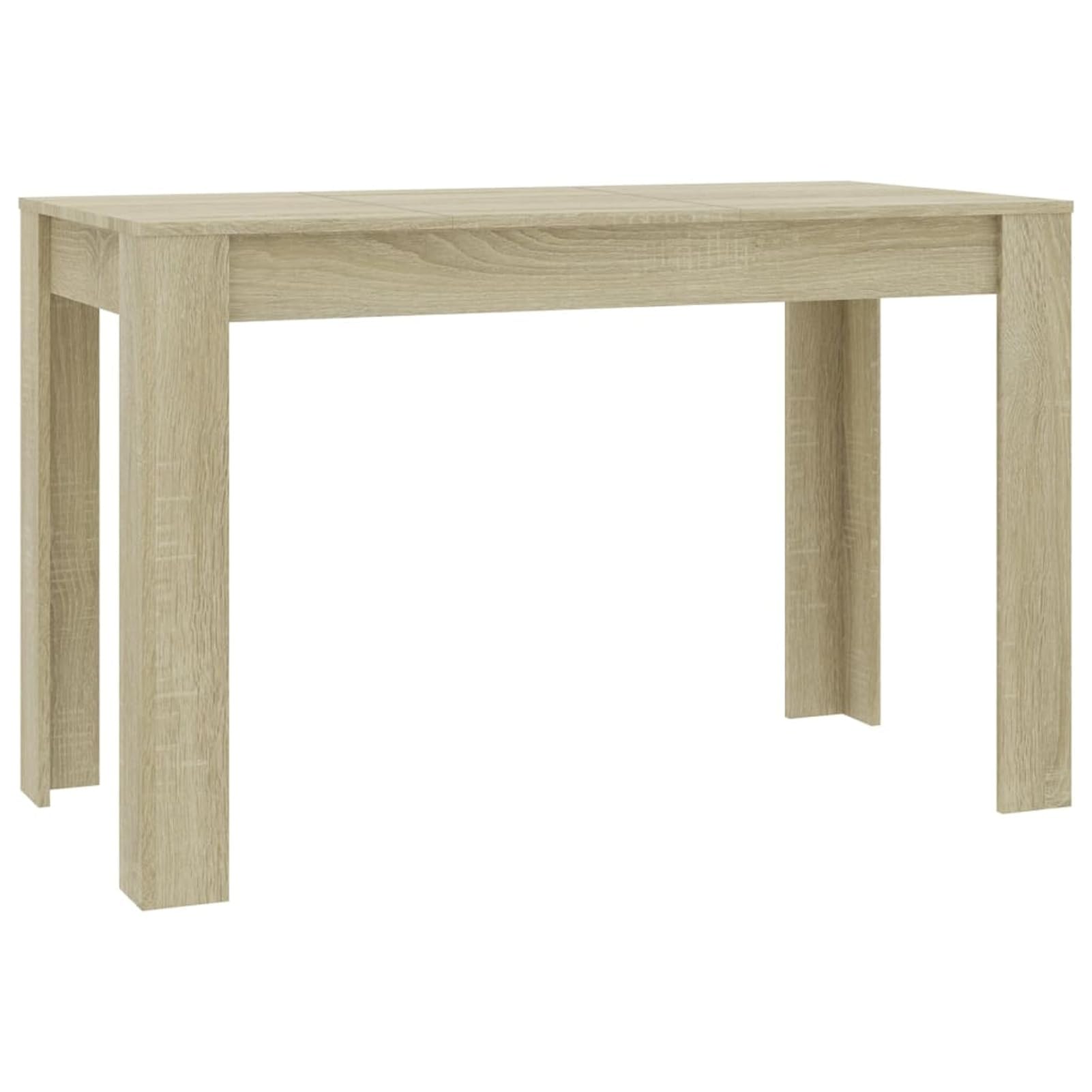 Homgoday Dąb Sonoma stół do jadalni 120 x 60 x 76 cm wielowarstwowy drewniany wystrój stołu ogrodowego, stół zewnętrzny, stół tarasowy, stół jadalny, stół kuchenny stół zewnętrzny