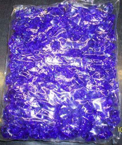 1 Pound Translucent Purple Acrylic Ice Rocks Vase Filler or Table Scatters
