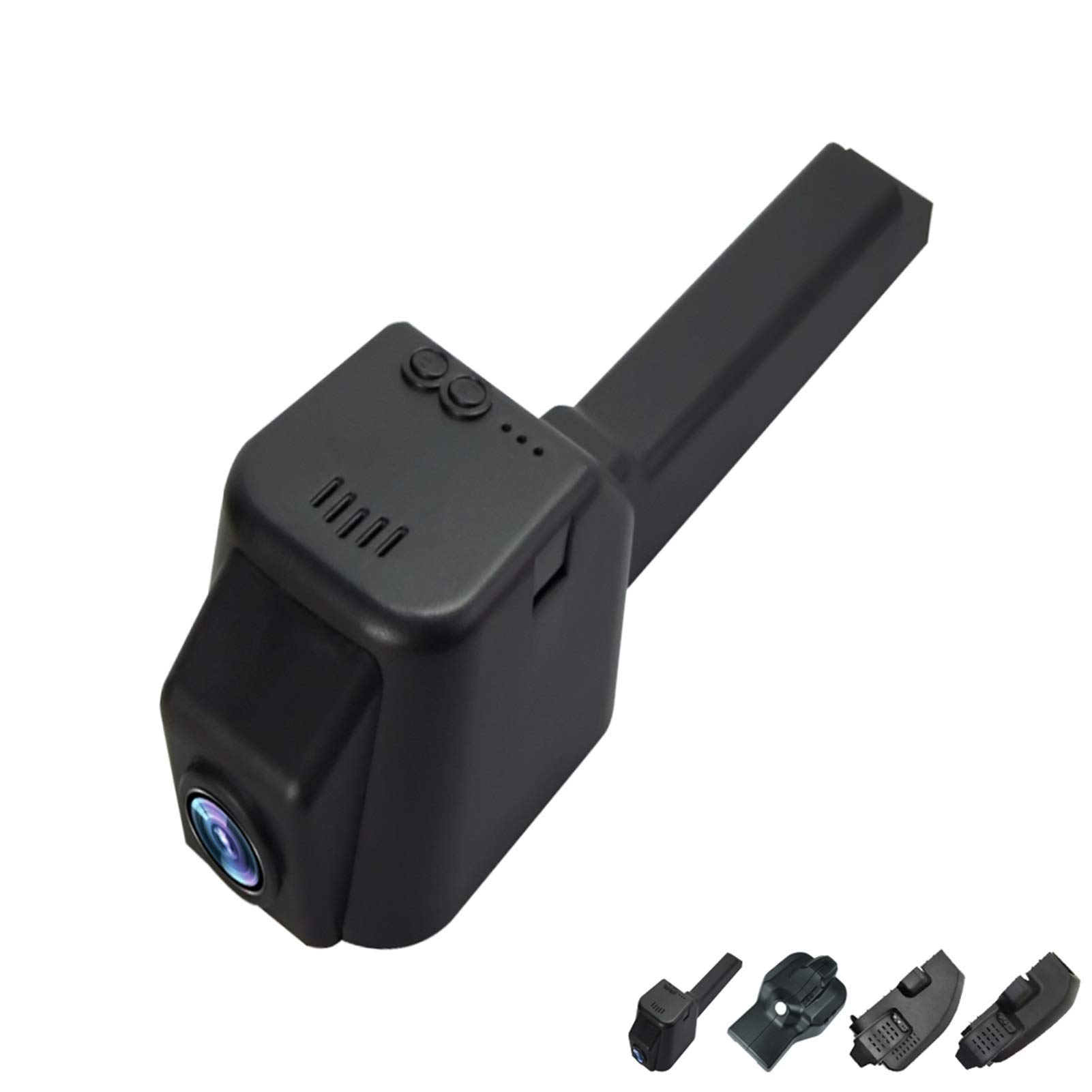 Coche DVR FIT para Geely Emgrand GT Deluxe General/GE Model Aplicación WiFi Control Cámara DVR DAPT Cámara de conducción grabadora (Color Name : JL02 Black, Sd Card Memory : None)