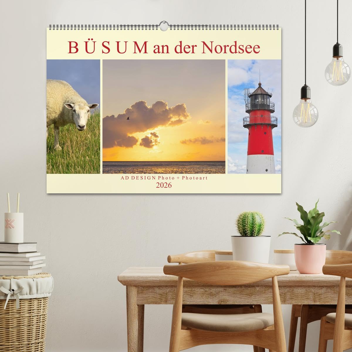 Büsum an der Nordsee (Wandkalender 2026 DIN A2 quer), CALVENDO Monatskalender: Fotografische Impressionen eines Sommers in Büsum. (CALVENDO Orte)
