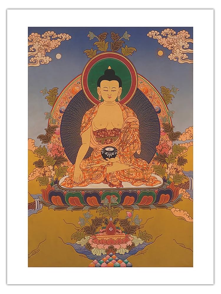 タンカペイント　釈迦牟尼仏陀 タンカペイント 釈迦牟尼仏陀 タンカペイント 釈迦牟尼仏陀